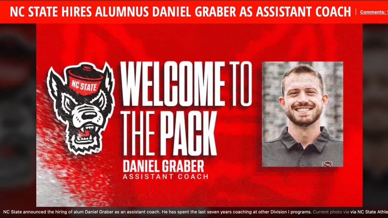 Welcome Home: Wolfpack Alum Daniel Graber Returns as Assistant Coach