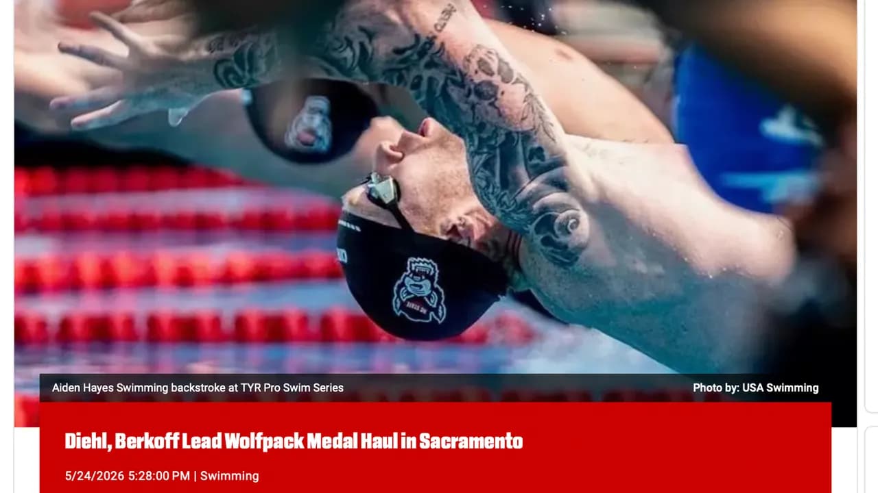 Wolfpack Elite Brings Home Eight Medals from TYR Pro Swim Series in Sacramento
